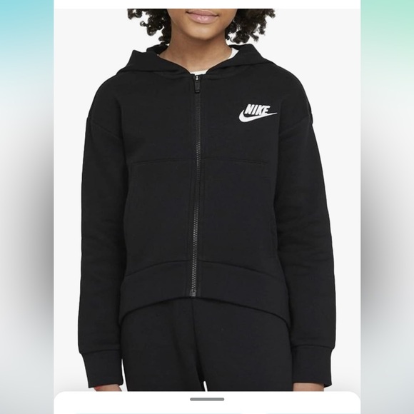 Nike Other - Nike Kids Sportswear Club Fleece Full Zip Hoodie size M